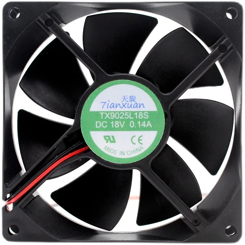 New fan TX9025L18S DC 18V 0.14A 9CM 9025 refrigerator thermostat cabinet cooling high quality 90X90X25MM