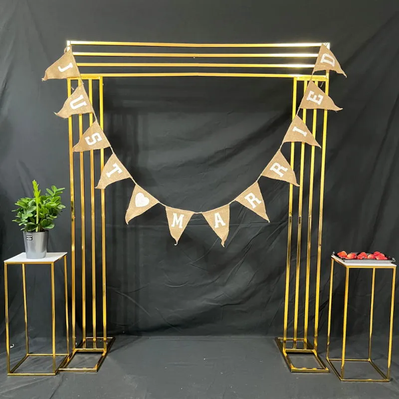 Wedding Sign Rack Floral Display Racks & Decorative Banners Set - Perfect for Weddings ...