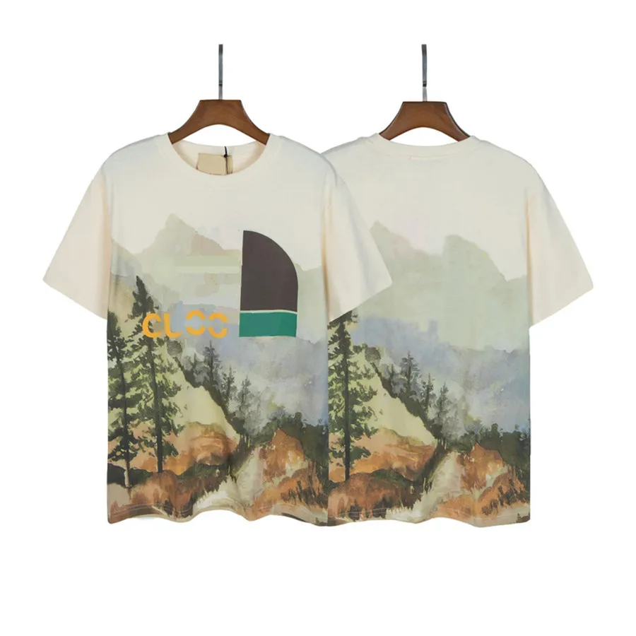 럭셔리 t 셔츠 여름 남성 여성 패션 G 공동 브랜드 티셔츠 순면 고품질 셔츠 레저 클래식 패턴 크기 M-XXL