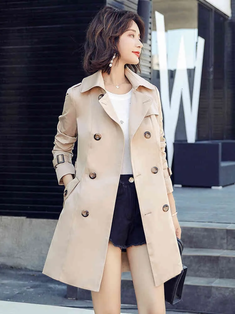 Sale 女性のトレンチコート秋のファッションイギリスのコートロングトップ 長期展示特価品 Apparel Women S Clothing Viajealasostenibilidad Org