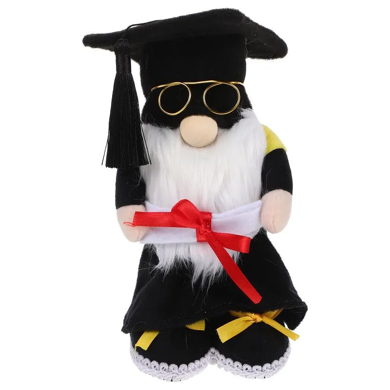 Party Decoration Graduation Gnome Doll Ornament Faceless Plush Standing for Decorparty