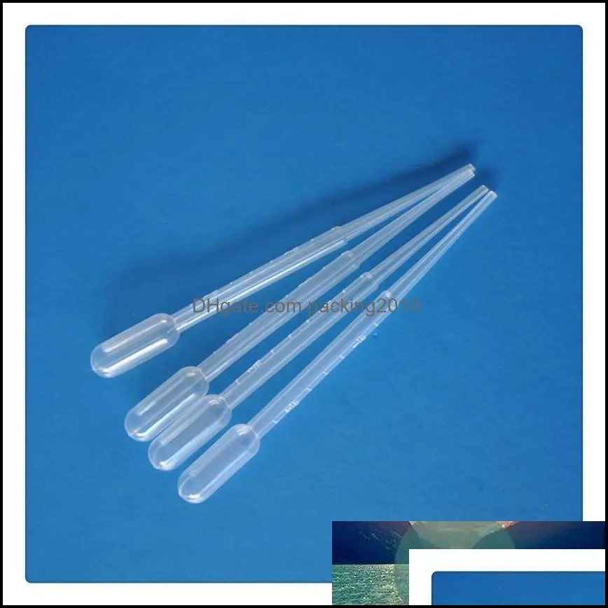 Scent  Oil Sample Laboratory Disposable Plastic Test Tubes Liquid Drop Eye Droppers Pasteur Transfer Pipette