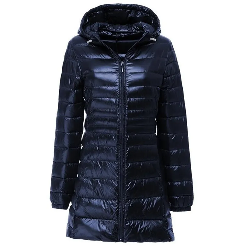 Down Jacket Женщины бренд зимные теплые куртки Женская светлая белая утка.