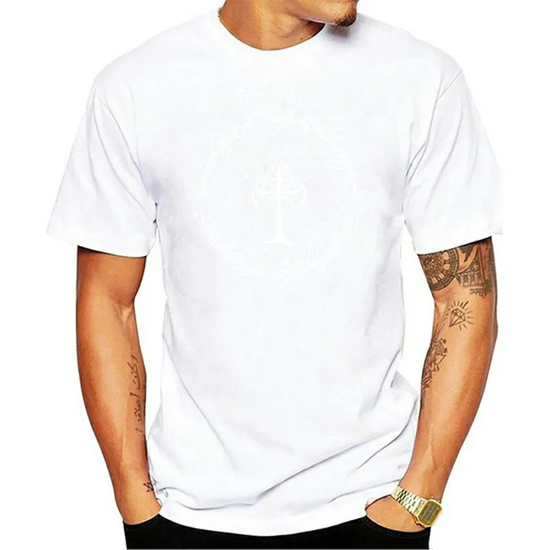 Men's T Shirts Unisex Cool White Tree Of Gondor Cotton Arrivals Summer Funny T-Shirt 2022 Breathable Fashion Tshirt