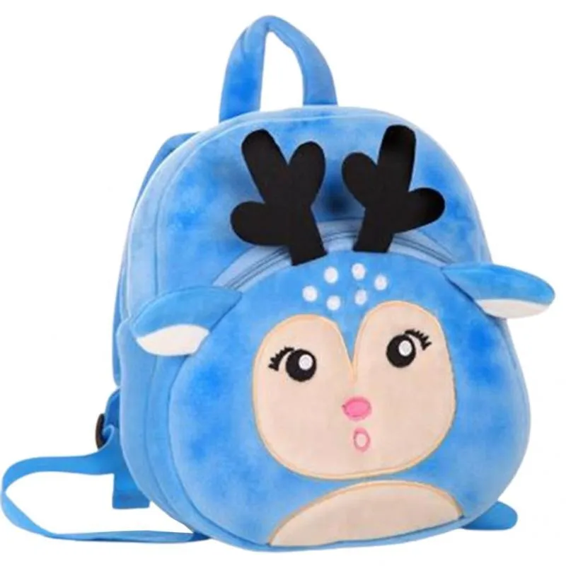 Borse da scuola Peluche Moda Comoda borsa da cartone animato Zaino colorato Resistente all'usura per i bambini