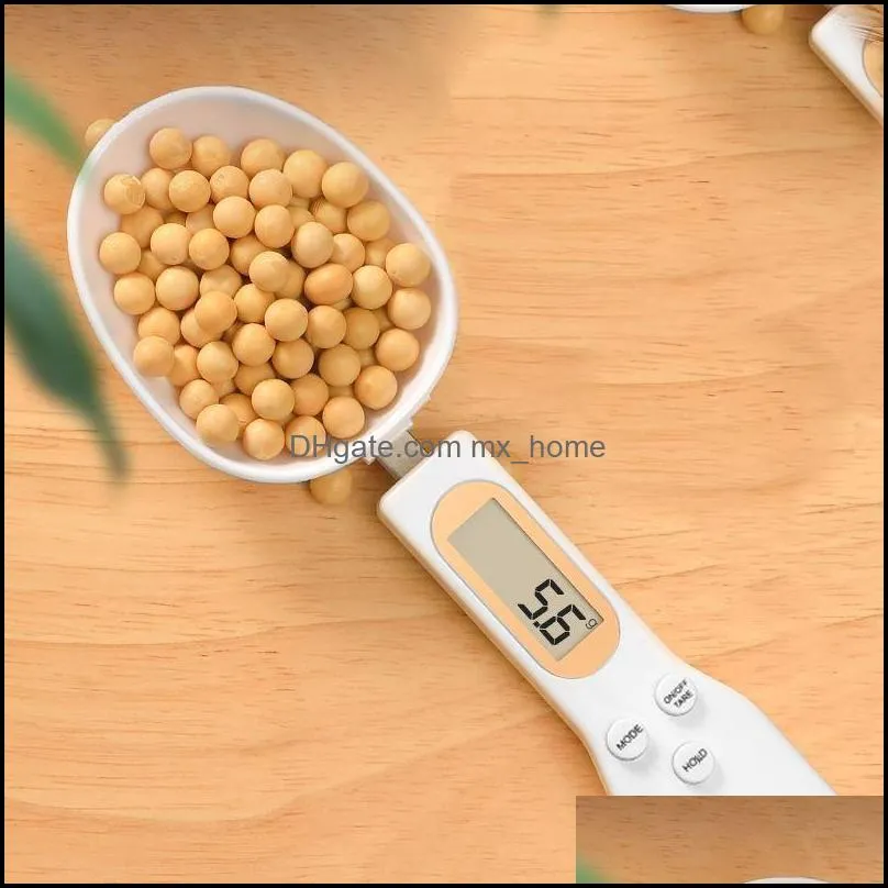 500g/0.1g capacity coffee tea digital electronic scale tools kitchen measuring spoon weighing device lcd display cooking with box