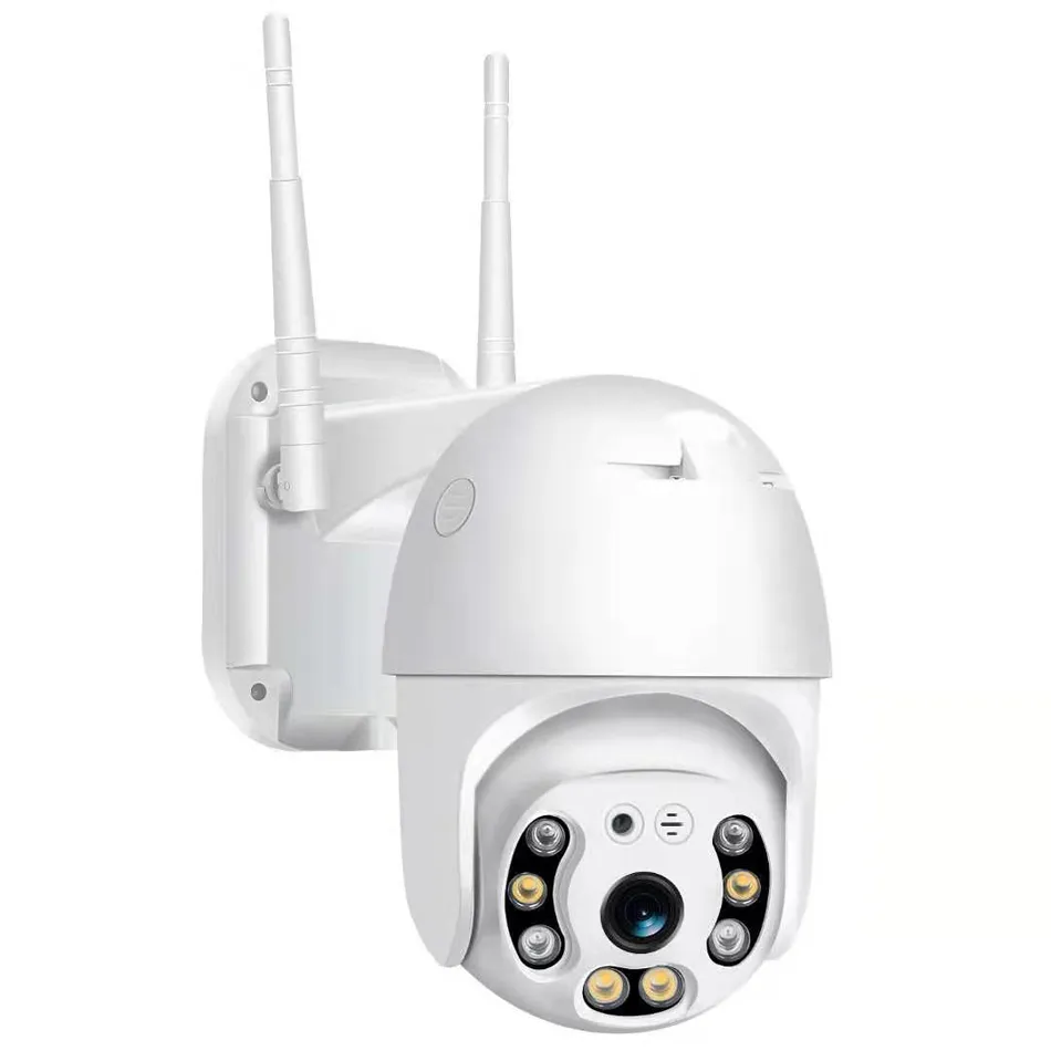 1080p 3.0mp Beveiligingscamera Wifi Outdoor PTZ Speed ​​Dome Wireless IP Camera CCTV Pan Tilt 4xzoom IR Netwerk Surveillance P2P CAM App Hisee SE SE