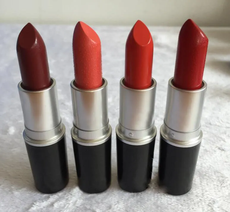 Makeup Matte Matte Marka Luster Retro Lipsticks Frost Sexy Lips Cream 3G 25 kolorów z angielską nazwą