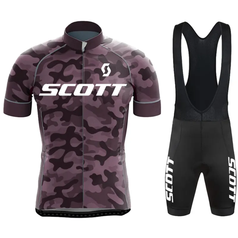 الرجال الصيف ركوب الدراجات يناسب Scott Team Cycling Cycling Cycling Quick Ropa ciclismo وصول جديد للدراجة الرياضية للدراجات الموحدة Y22070102