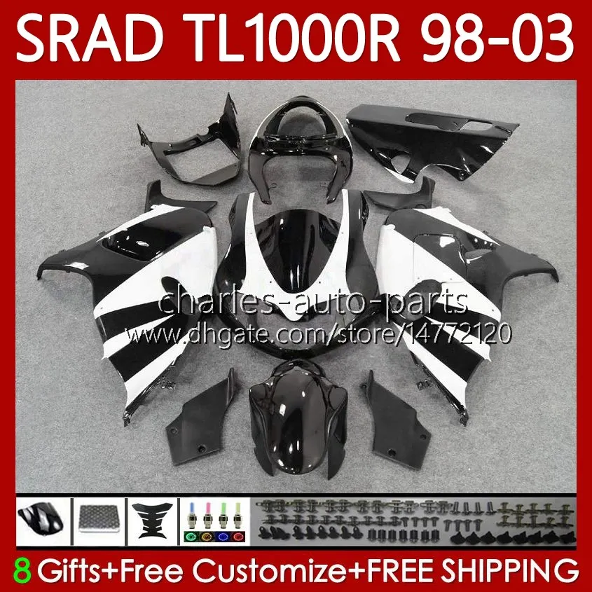 Suzuki Srad TL1000 R TL-1000 TL 1000 R TL1000R 98-03 Bodywork 118NO.110 TL-1000R 1998 1999 2000 2001 2002 2003 TL 1000R 98 99 00 01 02 03 OEM 페어링