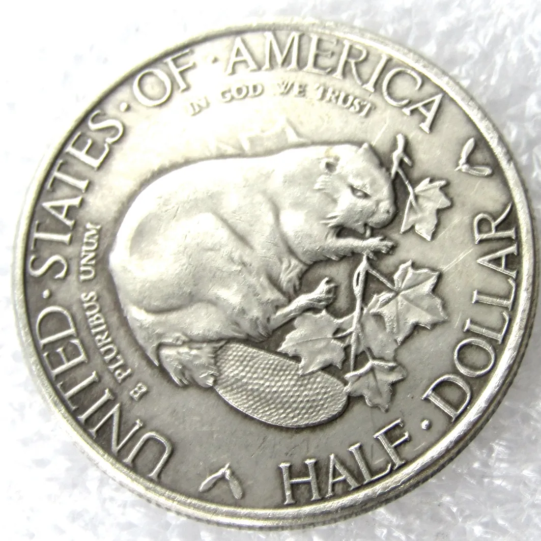 الولايات المتحدة الأمريكية 1936 ألباني التذكارية نصف دولار مطلي بالفضة المغلفة نسخة عملة معدنية يموت مصنع تصنيع مصنع