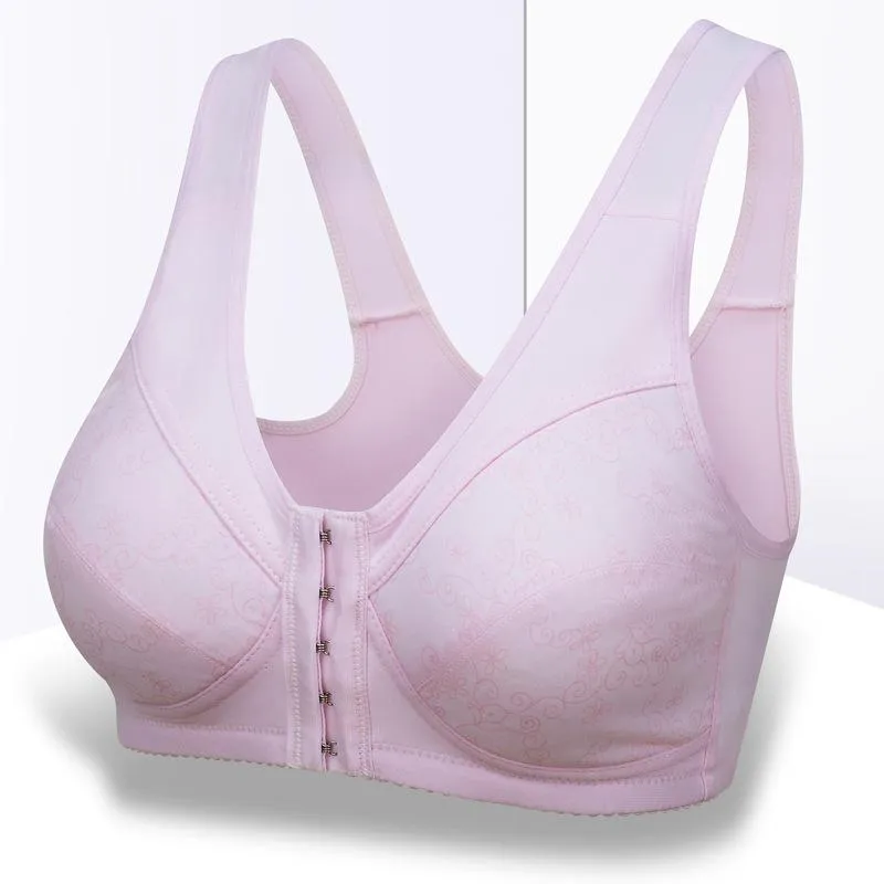 Seamless Cotton Vest Large Size Bras For Women Solid Color, Large Size, Front  Button, No Steel Ring Ideal For Middle Aged And Elderly Underwear From  Bllancheer, $9.96