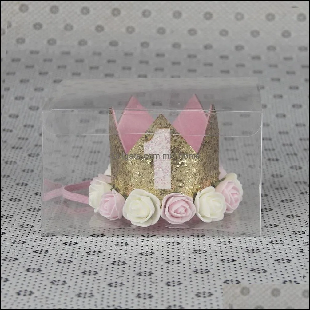 Customzied PVC Box for Baby Tiara Headbands Transparent plastic box for All kinds Children Hair Accessories 7*7*11 9*9*8 14*14*8cm