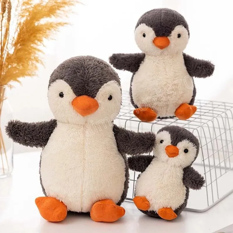 Jouet en peluche chaud et mignon de 16cm, pingouin Squishy Kawaii, poupée animale mignonne endormie, Adorable peluche pour enfants, cadeau d'anniversaire