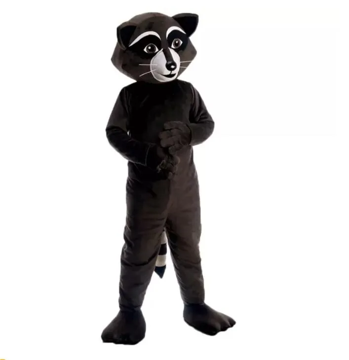 costumi per adulti circo natale Halloween Outfit Fancy Dress Suit Raccoon Mascot Costume Personaggio dei cartoni animati per adulti