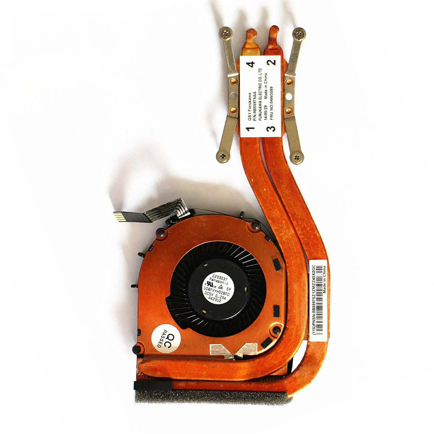 New/Orig Fans Lenovo ThinkPad X1 Carbon 1st Gen 1 MT 34XX Heatsink CPU Cooler Cooling Fan