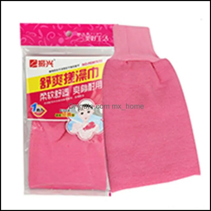 Wholesale- Relaxing the bath towel exfoliating bath gloves Soft and comfortable cleaning sponge