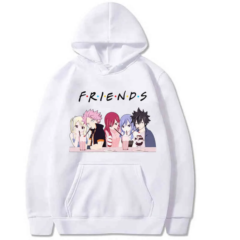 2020 Hot Fairy Tail Heodies Natsu Lucy Gray Elza Classic Classic Classic Anime Japão Cotton Unissex Fleece Sweweweadts Y220713
