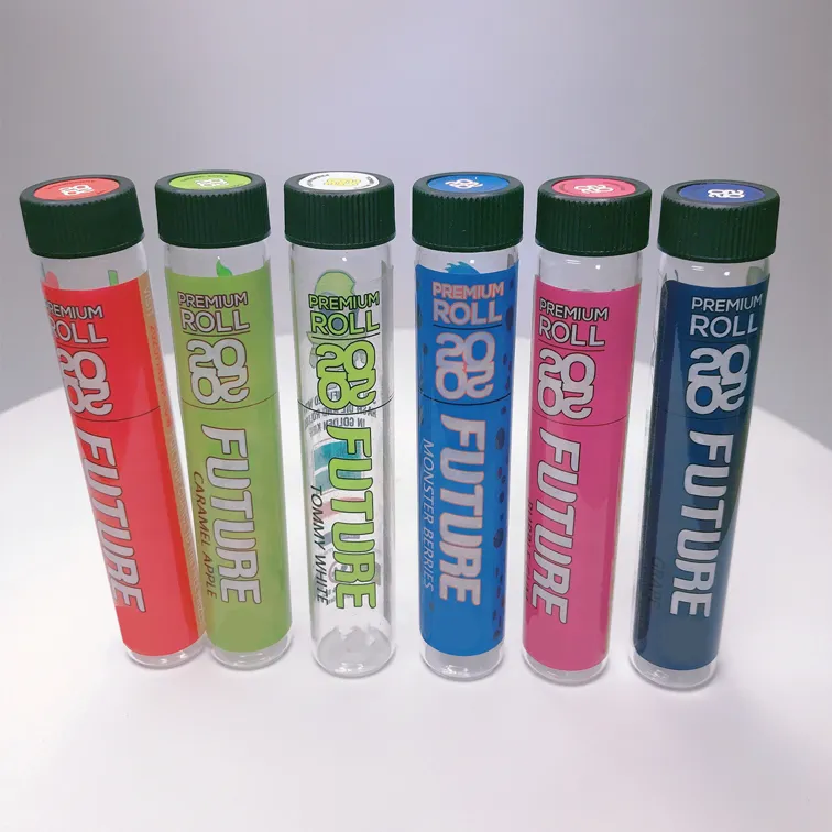 Empty Future Tubes Runtz Preroll Packaging Bottle Doob Tubes With Jokes
