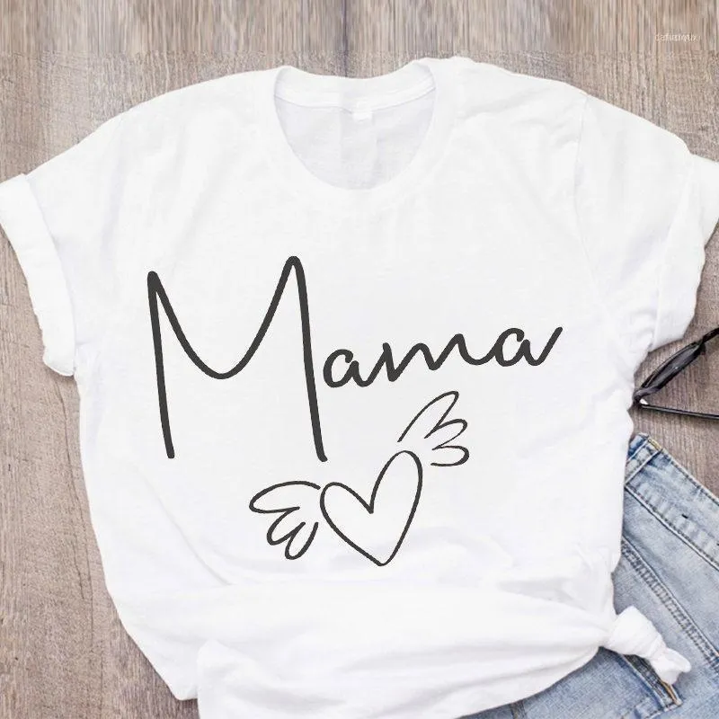 Harraruku mama t-shirt femme kvinnor kortärmad ulzzang tryckt mamma livet tshirt vintage tee topp koreanska kläder kvinnor