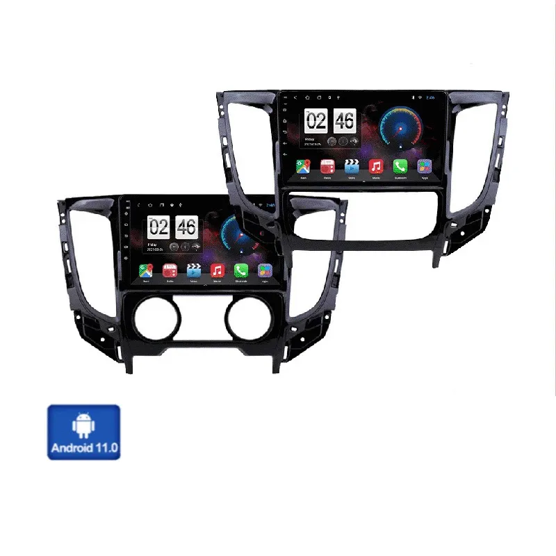 9 인치 안드로이드 자동차 DVD 비디오 GPS 탐색 Mitsubishi Triton-2015 멀티미디어 라디오 시스템