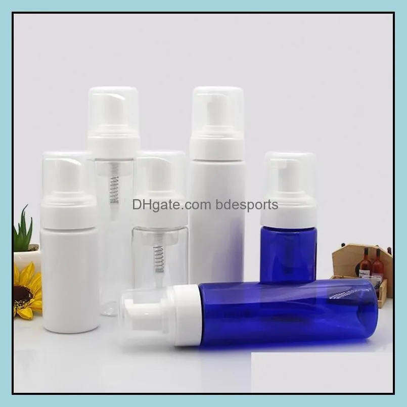 200ML Foaming Dispensers Pump Soap Bottles 3 Colors Refillable Liquid Dish Hand Body Soap Suds Travel Bottle