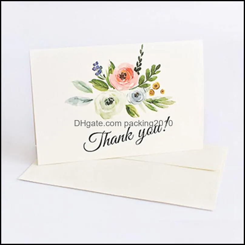 thank you cards floral thank you notes with envelopes for wedding baby shower bridal shower anniversary