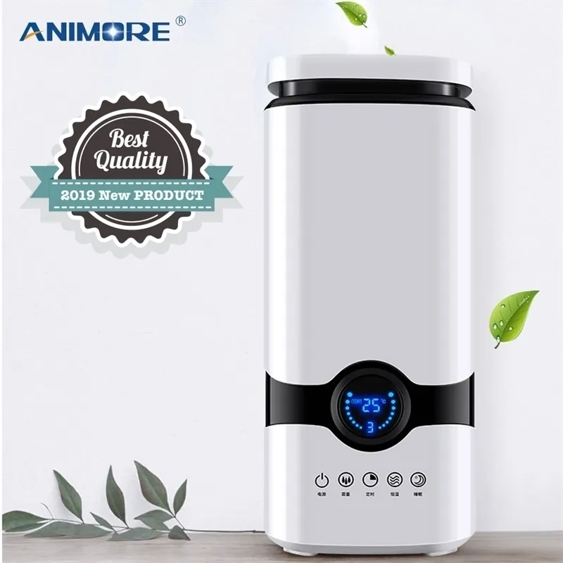 ANIMORE Humidifier Essential Oil Aroma Diffuser Top Fill 4L Cool Mist Ultra Air With Intelligent Remote Control Y200111