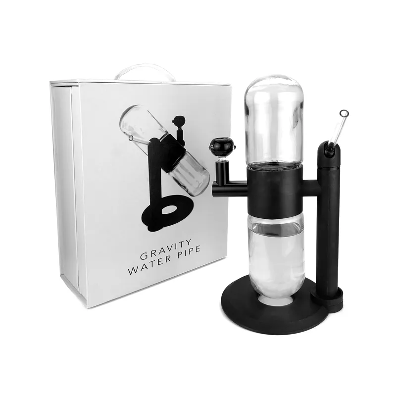 Moq.Glass Gravity Bong Gravity Hookah Kit Smoke Accessory 360 Degree