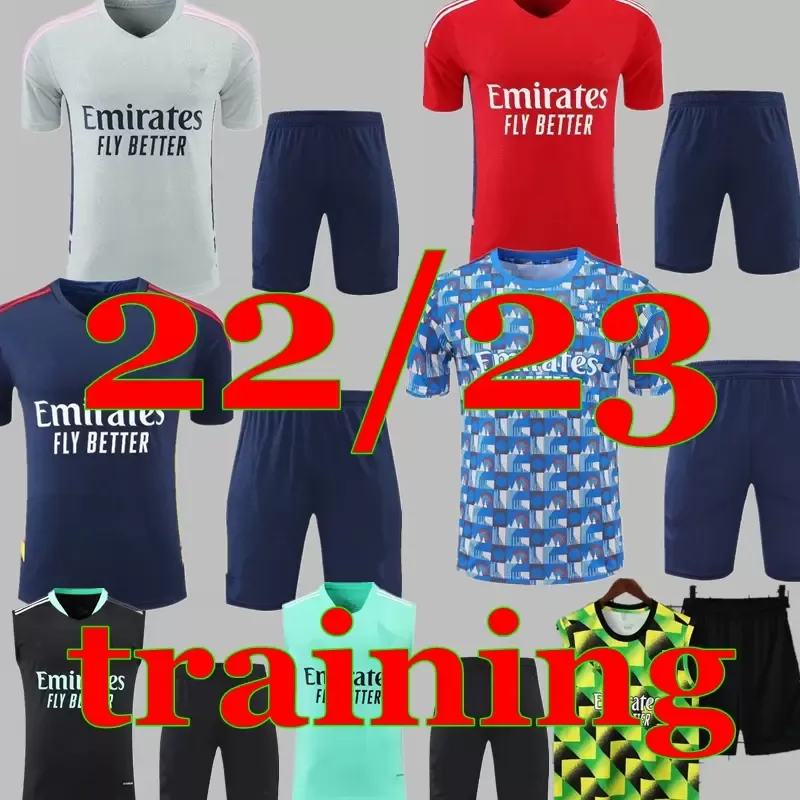 Fans Player versión 22 23 MARTINELLI camisetas de fútbol Gunners 2022 2023 SMITH ROWE Camiseta rosa SAKA THOMAS TIERNEY Camiseta de fútbol negra ODEGAARD entrenamiento sin mangas