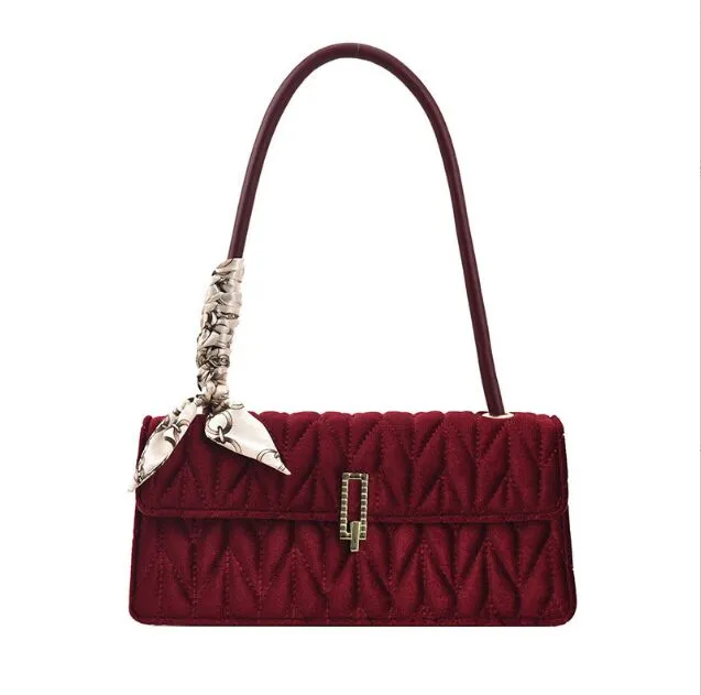 豪華なコーデュロイハンドバッグ：女性用のスタイリッシュなスエード  
