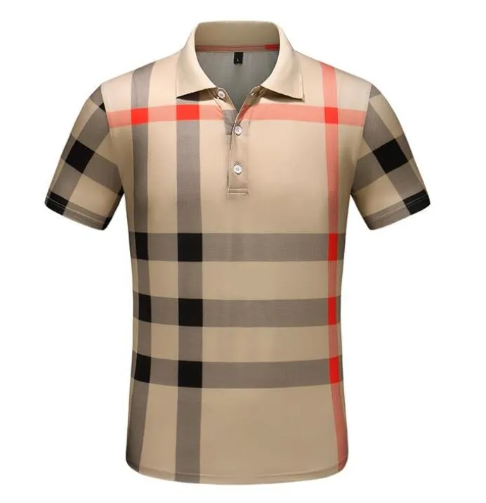 2022 Sommerkleidung Luxus Designer Poloshirts Männer Casual Polo Mode Schlange Biene Druck Stickerei T-shirt High Street Herren Polos Größe M-3XL