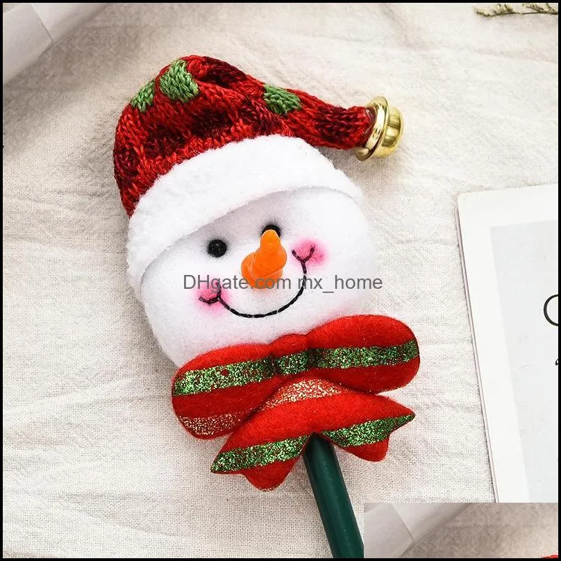 christmas decorations pencils cartoon santa claus snowman elk pattern pencil for elementary school student party christmas gift