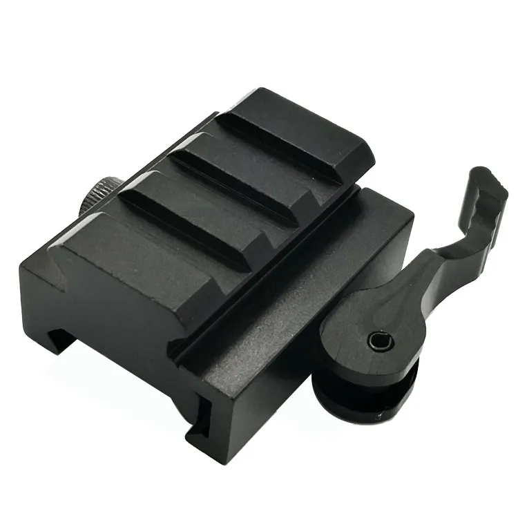 5 Slot 3 Slot QD Lever Scope Mount Riser Adaptor Black, Medium Profile