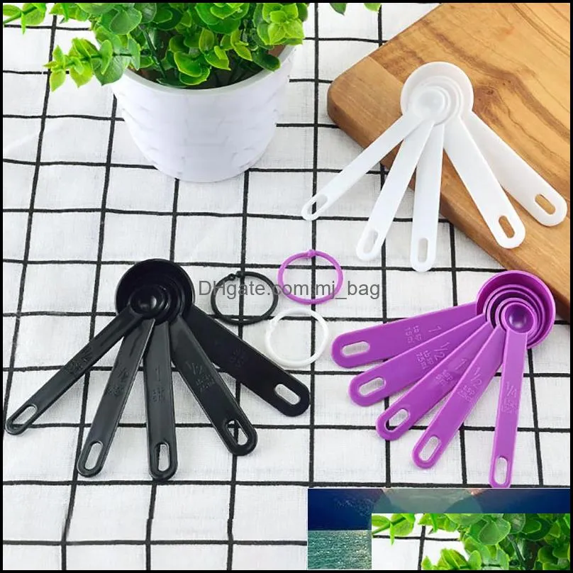 5pcs Multi Purpose Spoons/Cup Measuring Spoon Tools Cooking Baking Accessories Plastic Handle Kitchen Gadgets