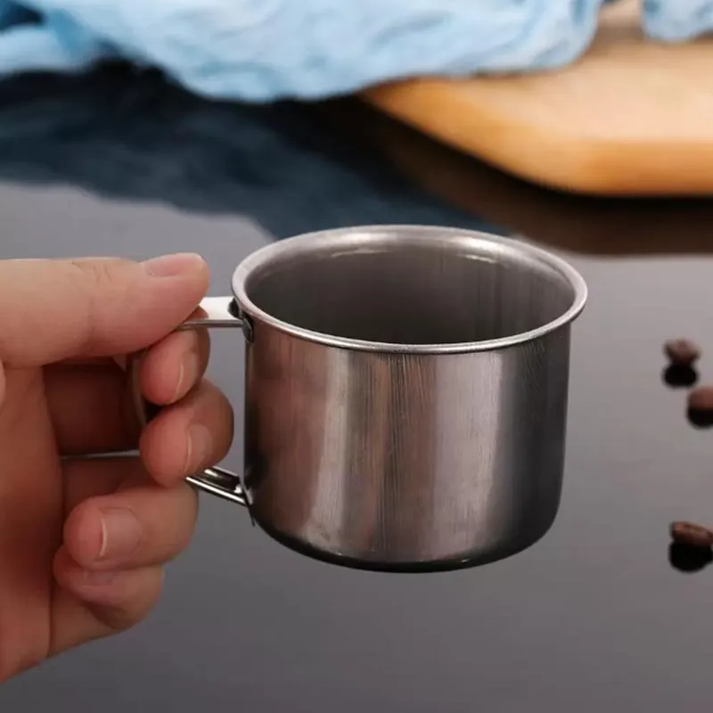 For Camping/Travel/Home Use cup 200ML Portable Outdoor Travel Stainless Steel Coffee Cups Tea Mug Cup LK0041