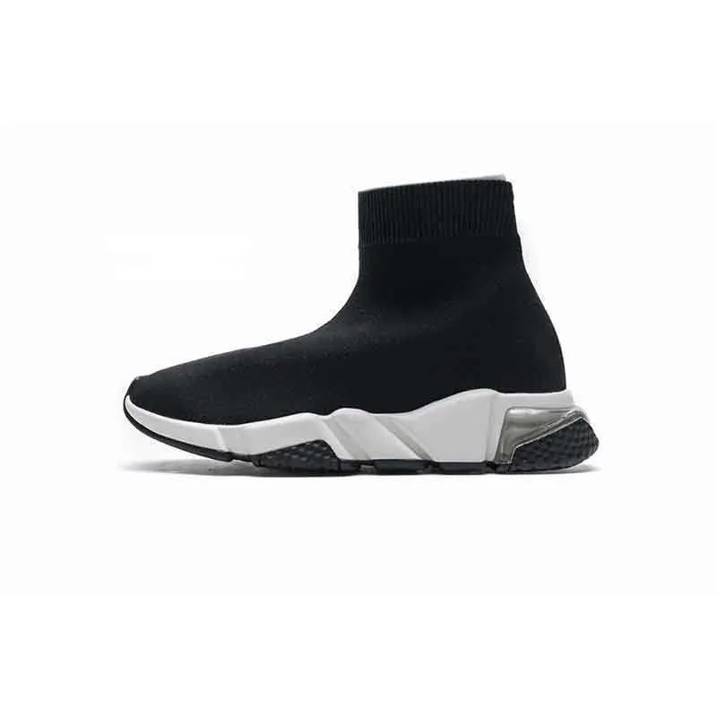 Fashion Speed Trainers sock shoes High Quality booties men women Trainer luxury designer walking lace socks boot runners mens red black casual stretch knit Sneakers