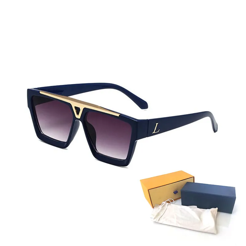 Hohe Qualität Marke Frau Sonnenbrille Nachahmung Luxus Männer Sonnenbrille UV Schutz Männer Designer Brillen Farbverlauf Mode Frauen Brillen mit Original Boxen 1502