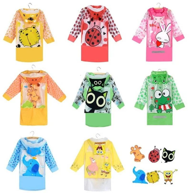 Belle Imperméable Bébé Enfants Bande Dessinée Enfants Filles Garçons Bande Dessinée Manteau De Pluie Imperméable Randonnée Imperméable Vêtements De Pluie 201015