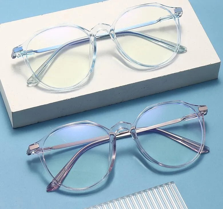 Spring Man Clear Lens Moda Anti Mavi Işık Şeffaf Büyük Çerçeve Güneş Gözlüğü Yaz Plajı Bisiklet Alıyor Seyahat Modelleme Gözlük Gözlüğü 11 Colors