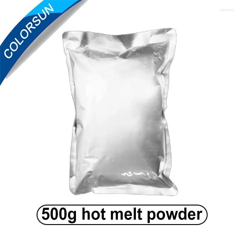 Kit di ricarica d'inchiostro Colorsun DTF Melt Powder 500g Adesivo diretto su pellicola per stampante a trasferimento in cotoneInk InkInk Roge22