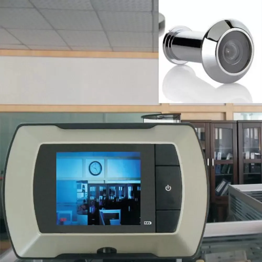 高解像度2.4インチLCDの視覚モニターのドアのぞき球のPeep穴のワイヤレス視聴者屋内モニタービデオカメラDIY