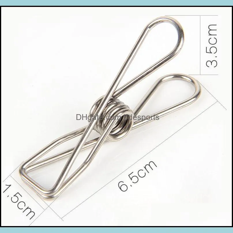 Multifunction Spring Clothes Clips Stainless Steel Pegs For Socks Photos Hang Rack Parts Portable Bathroom Han jllIUl mx_home