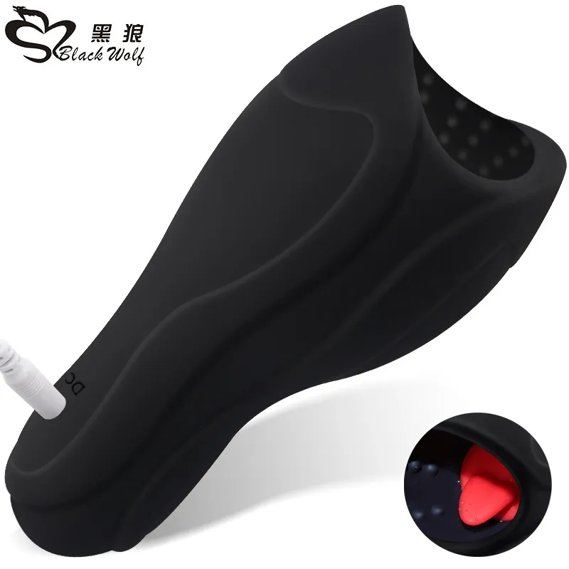 6-Speed Male amovibe male masturbators cup for...