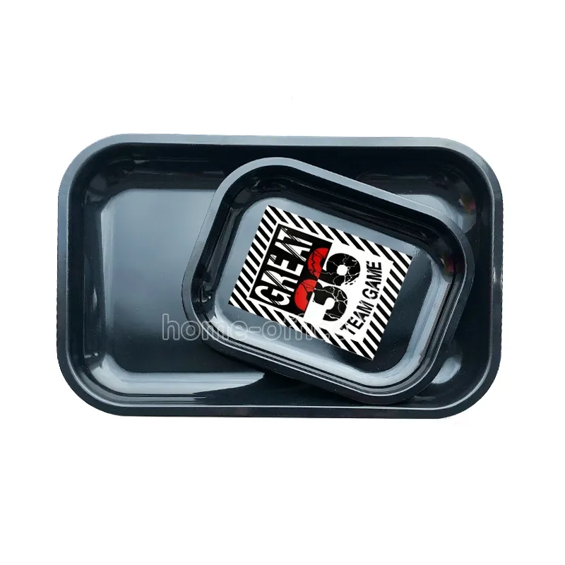 DIY Sublimation Blank Smoking Rolling Tray Metal Plates Blank Heat