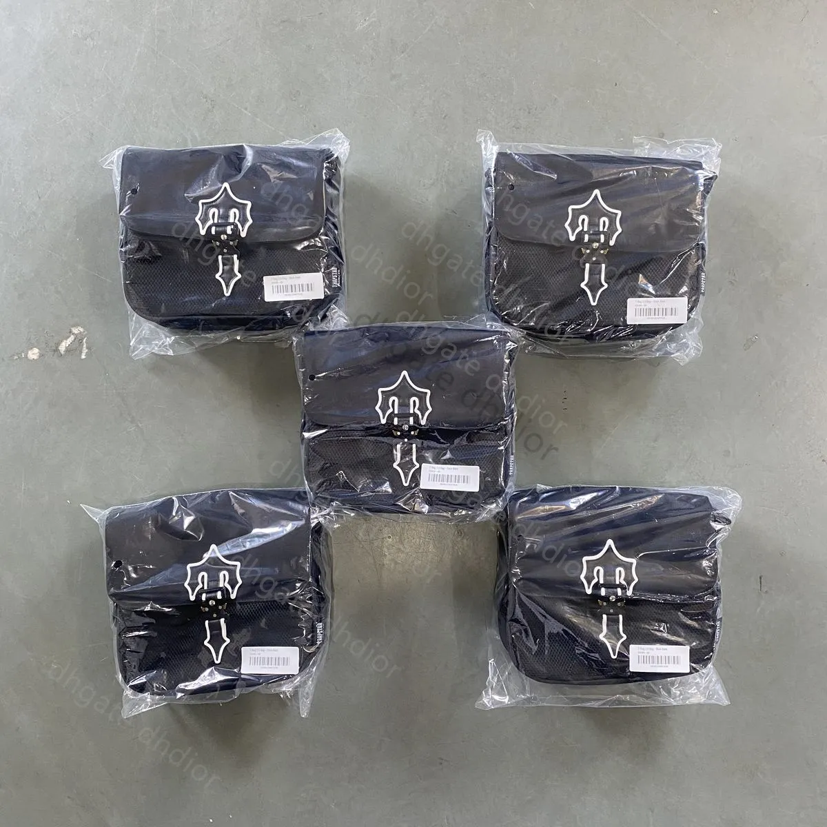 Trapstar Bag Rear Zipper Men Single Shoulder Bagss Trendy Shoulders