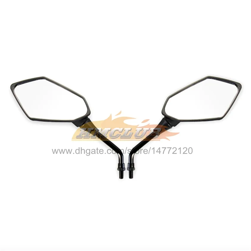 Ashata Rétroviseur Latéral De Moto Paire De Rétroviseurs De Moto Avec