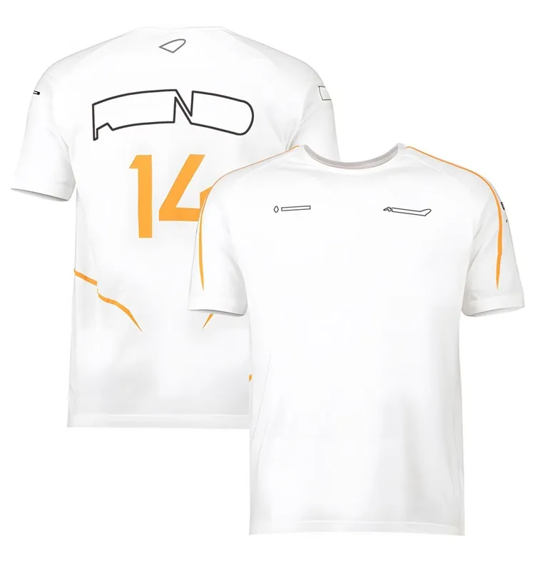 T-shirt f1 mens drużyna mundury mundur z krótkim rękawem odzież swobodne sport