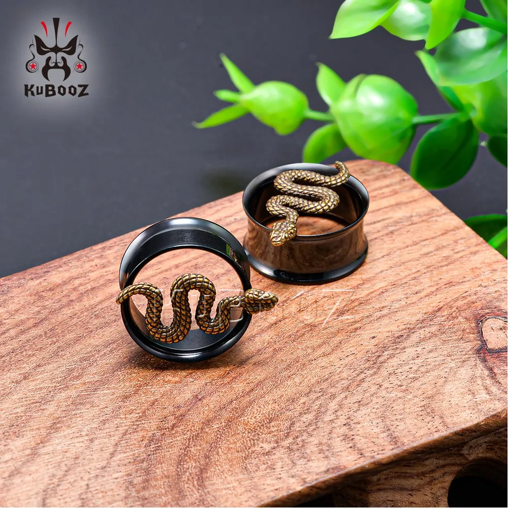 A Pair Black Obsidian Black Onyx Stone Ear Gauge Plug Tunnels 5mm-25mm  Saddle Earlet Body Piercing Jewelry Ear Expander - AliExpress