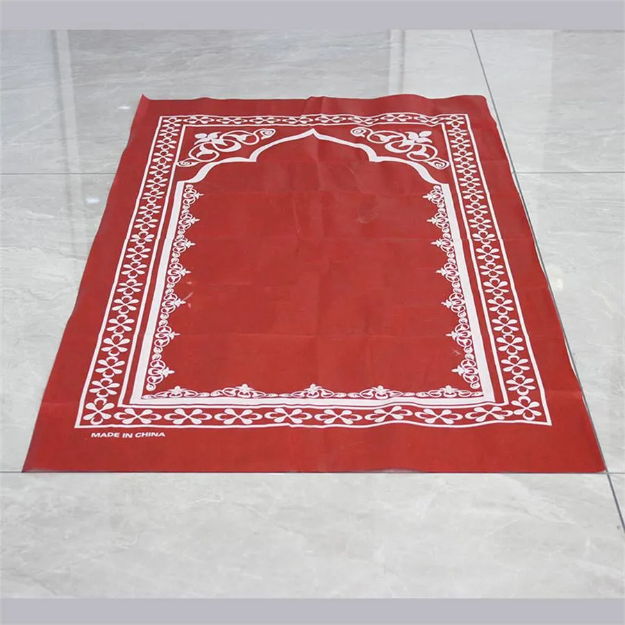 Carpets Portable Muslim Non-woven Worship Blanket Temple Hui Nationality Foldable Prayer Kneeling Blanket